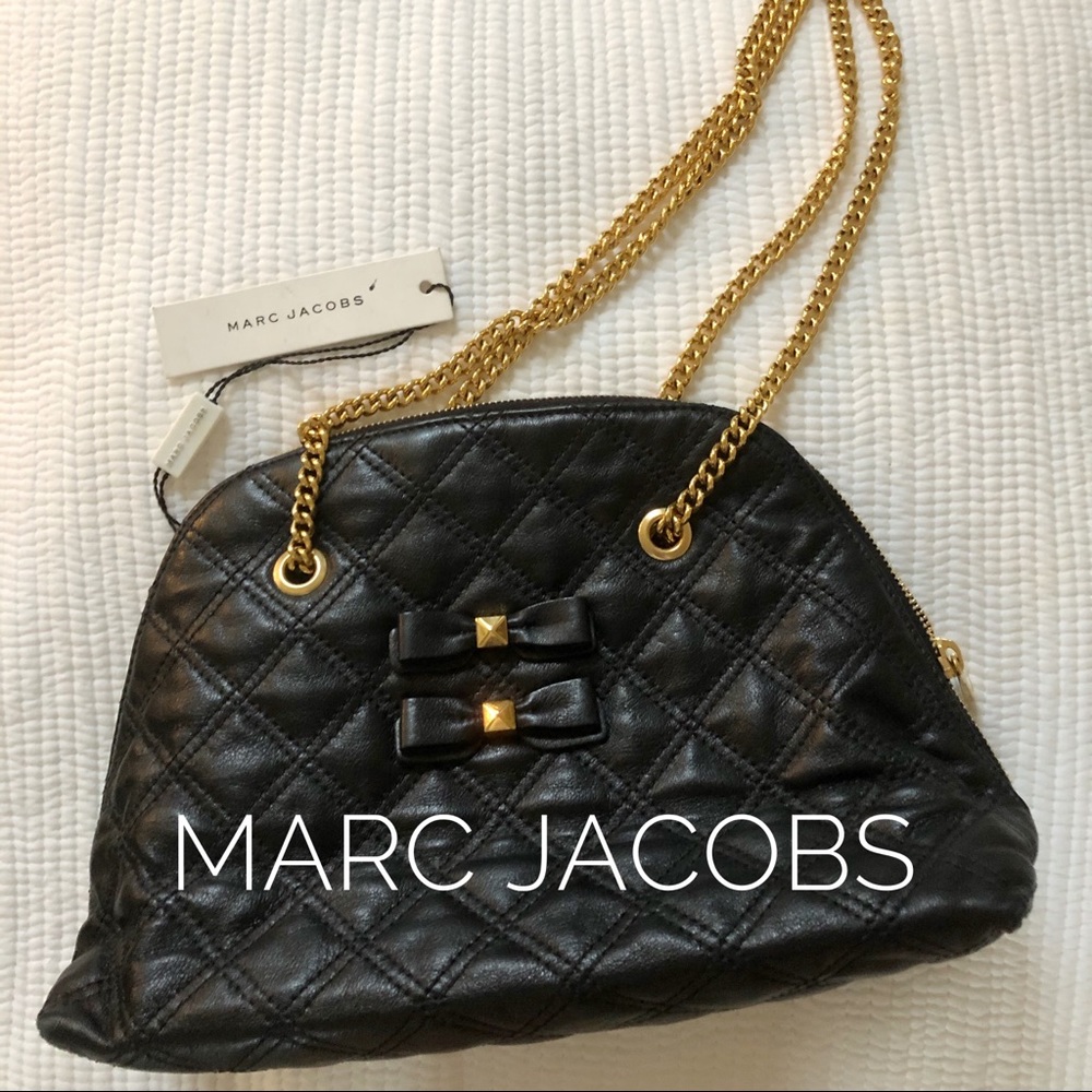 NWT - Marc Jacobs black quilted handbag